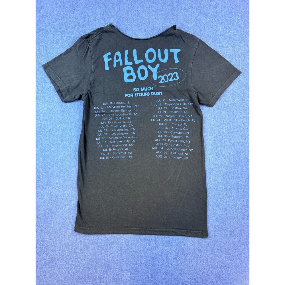 Fall Out Boy 2023 So Much For Tour Dust Band Concert Graphic Tee Black - Picture 3 of 6